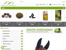 Tablet Screenshot of paardenshop.nl